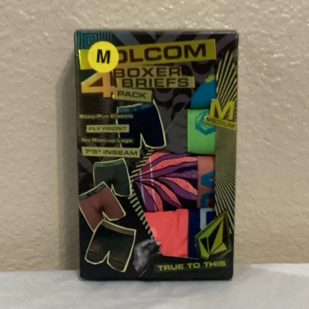 Volcom 4 Pack Boxer Briefs